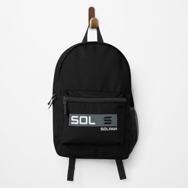 Item preview, Solana SOL Crypto Altcoin - Simple and Minimal Grey Design designed and sold by CryptoMoods.