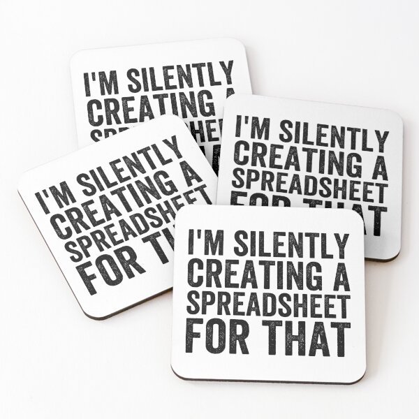 Item preview, I'm Silently Creating A Spreadsheet For That, Funny Accountant designed and sold by Easy-Teezy.