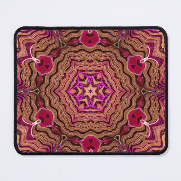 Item preview, Boho Vibes Abstract Kaleidoscope Maximalism Hippie Style Eclectic Mix of Pink Lilac Cream 4 of 16 designed and sold by Beachy.