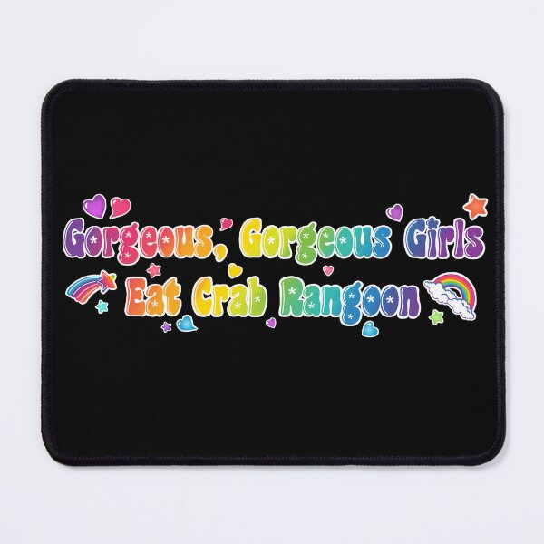 Item preview, Gorgeous, gorgeous girls eat Crab Rangoon. designed and sold by Goldenxchocoboo.