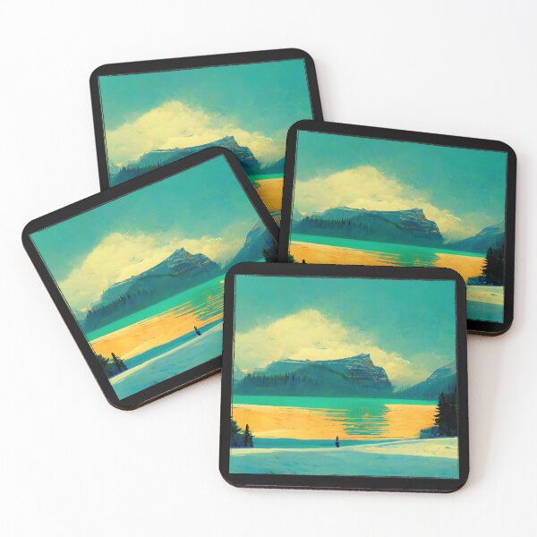 Item preview, Nature in a suqare Wonderful views mountain designed and sold by HarriPaloma.