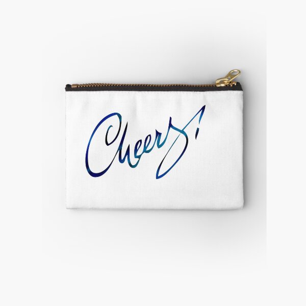 Item preview, cheers! blue watercolour script font designed and sold by qlobba.