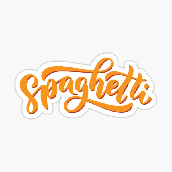 Item preview, Saghetti, Italian Food designed and sold by plaktim.