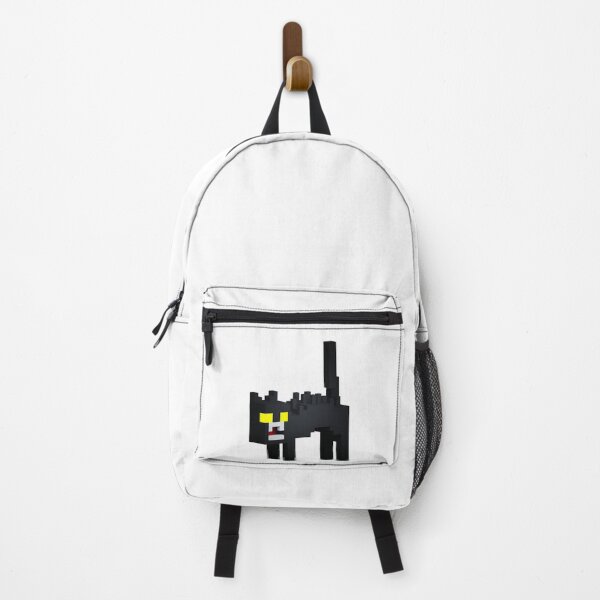 Item preview, Angry Black Cat With Yellow Eyes in Voxel Art designed and sold by Si Pakne.
