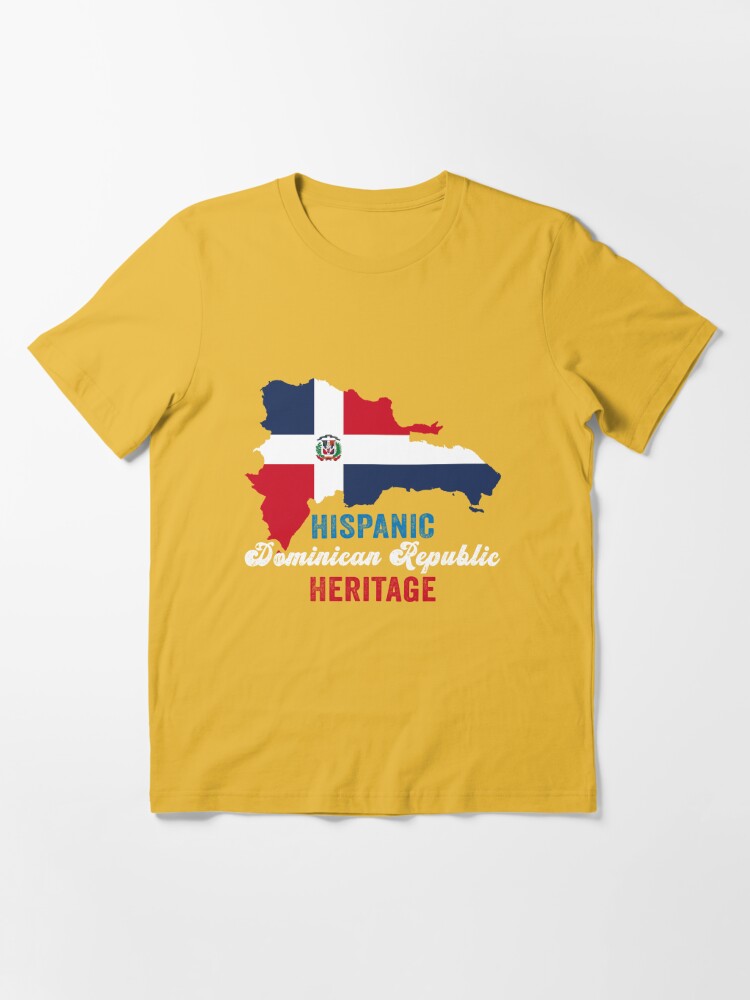 Hispanic Heritage Dominican Republic Short Sleeve T-shirt - De La Cross Fit  Apparel