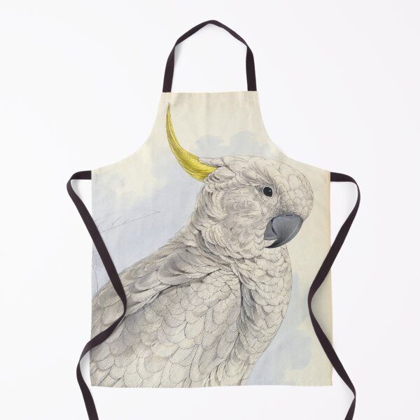Item preview, Edward Lear  Greater Sulphur-crested Cockatoo designed and sold by OldTimeArt.