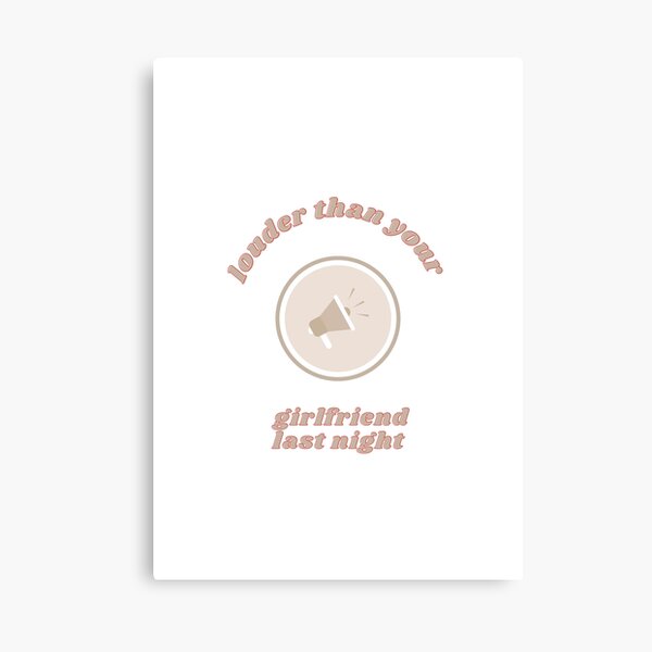 Item preview, Louder than your girlfriend last night  designed and sold by GamersLands.