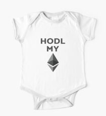 HODL mein Ethereum Baby Body Kurzarm