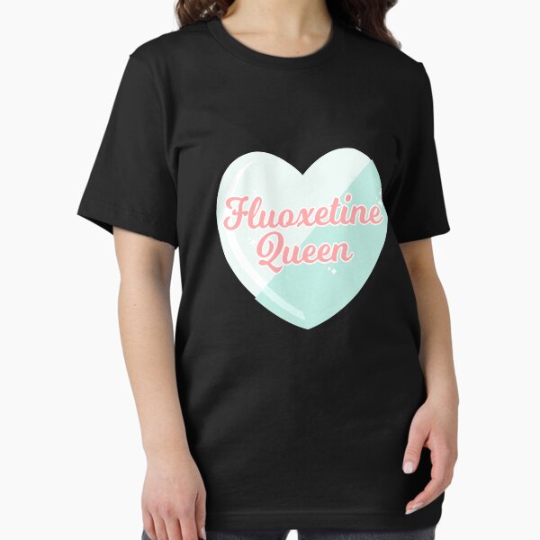 Vista previa del artículo con la obra «Reina de la fluoxetina», diseñado y vendido por calamityqueen.