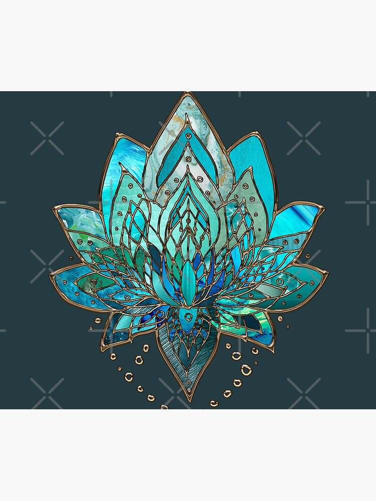 Lotus of the Infinite Turquoise by 3vaN