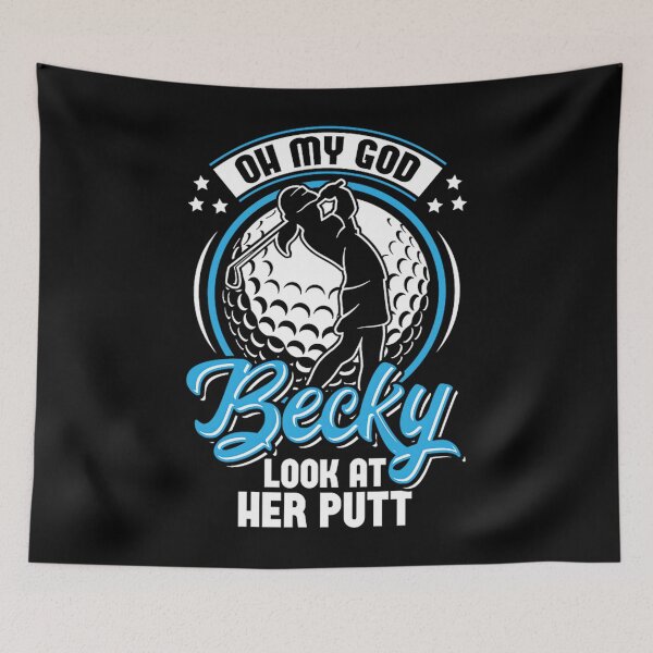 Aperçu de l'œuvre 4 oh mon dieu becky regarde son putt golf jacob zelazny transparent créée et vendue par altoryrogaf.