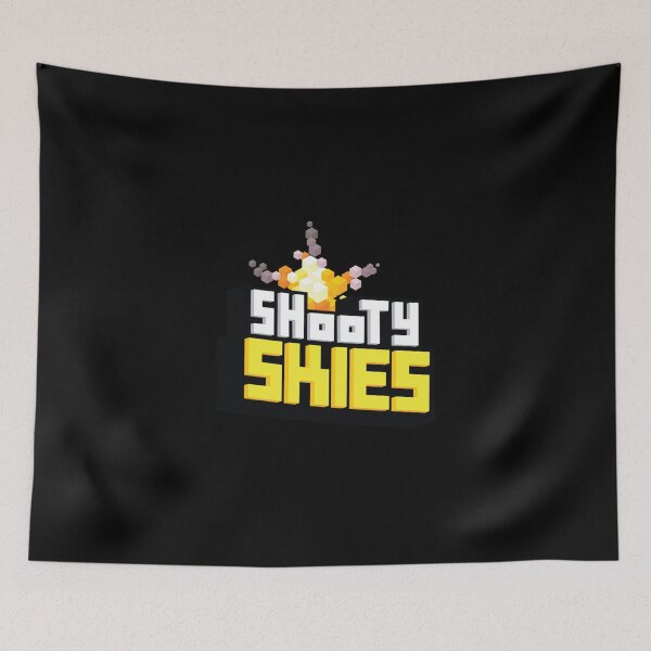 Aperçu de l'œuvre T-shirt à logo explosé Shooty Skies créée et vendue par oliviatzk.