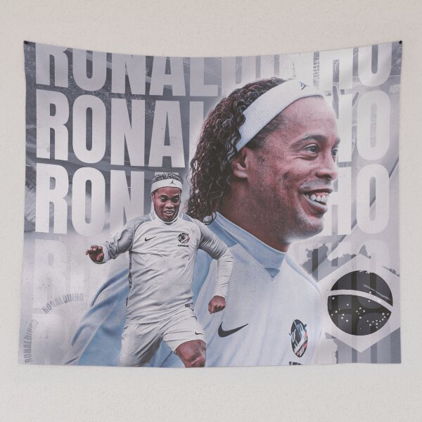 Item preview, Ronaldinho Illustration designed and sold by gorgebackman.