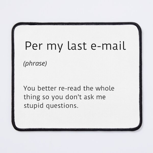 Item preview, Per my last e-mail - white designed and sold by ArtsySue.
