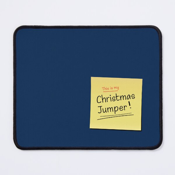 Item preview, This is my Christmas Jumper - Sticky Post It Note Edition (On Blue) designed and sold by STUDIO-72.