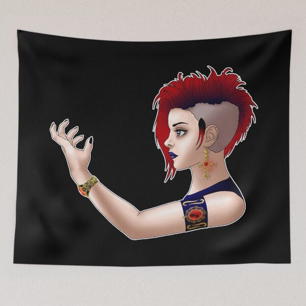 Item preview, Goth punk girl designed and sold by LEAVAEL.
