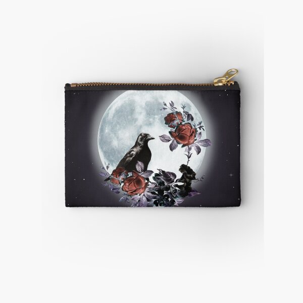Aperçu de l'œuvre Corbeau, roses et lune créée et vendue par Eva Nev.