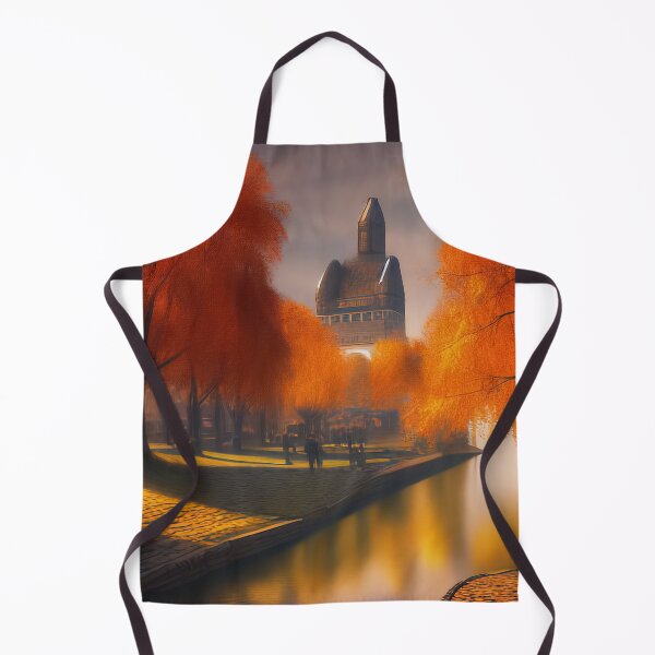 Item preview, Old city walk during fall designed and sold by FromAIwithLove.