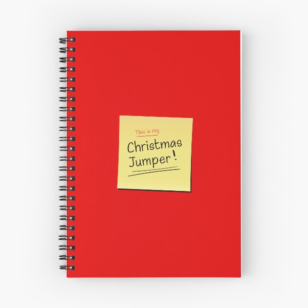Item preview, This is my Christmas Jumper - Sticky Post It Note Edition (On Red) designed and sold by STUDIO-72.