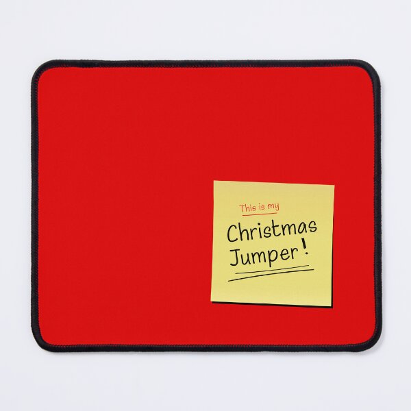 Item preview, This is my Christmas Jumper - Sticky Post It Note Edition (On Red) designed and sold by STUDIO-72.