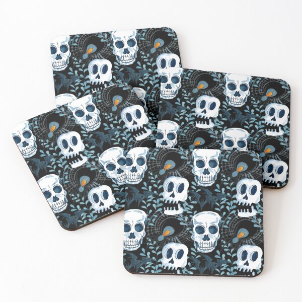 Item preview, Skull and cobweb for halloween designed and sold by JAG2B.