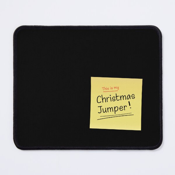 Item preview, This is my Christmas Jumper - Sticky Post It Note Edition (On Black) designed and sold by STUDIO-72.