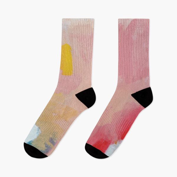Item preview, Pink white abstract brush strokes designed and sold by Myartspace.