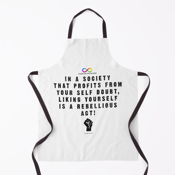 Item preview, Liking yourself is a rebelious act for lighter T-shirts designed and sold by Death Rock Tee.