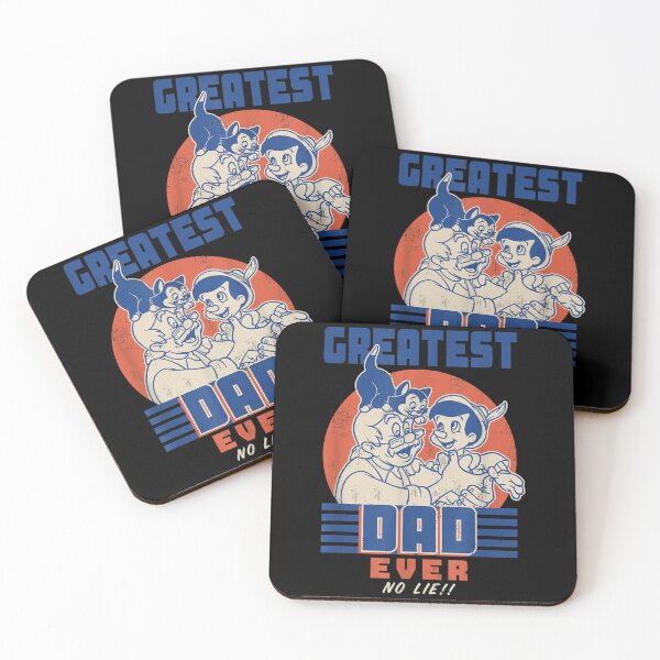 Item preview, Pinocchio and Geppetto Greatest Dad Ever No Lie  designed and sold by CarolRogan.