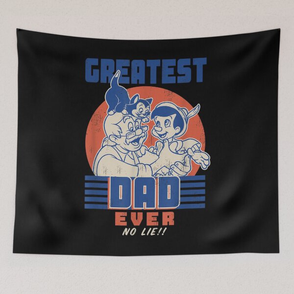 Item preview, Pinocchio and Geppetto Greatest Dad Ever No Lie  designed and sold by CarolRogan.