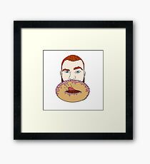 Donut Hole Framed Print