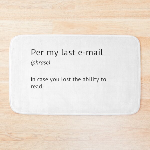 Item preview, Per my last e-mail - ability to read designed and sold by ArtsySue.