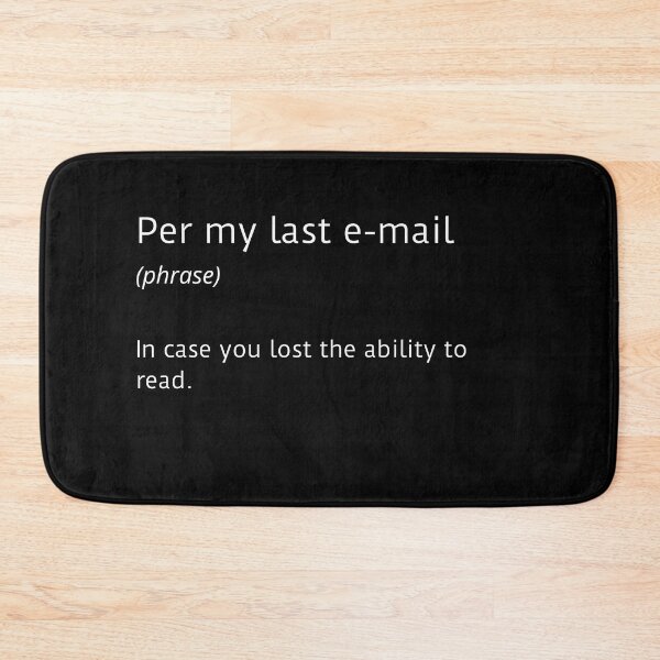 Item preview, Per my last e-mail - ability to read designed and sold by ArtsySue.