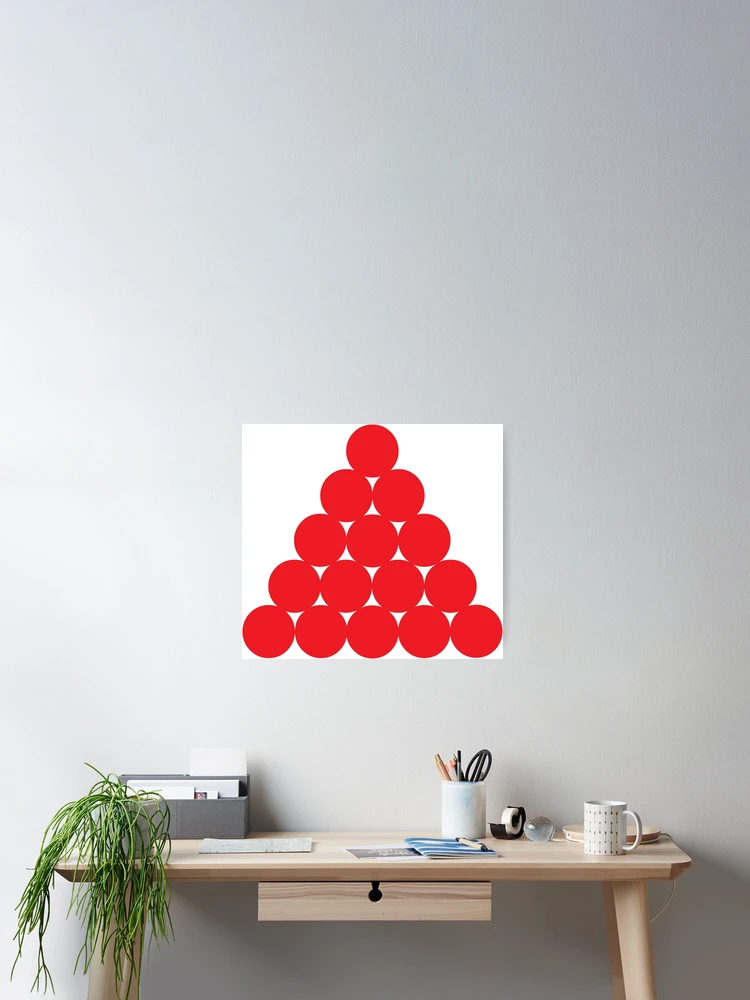 Thumbnail 2 of 3, Poster, Snooker Rack designed and sold by sweetsixty.