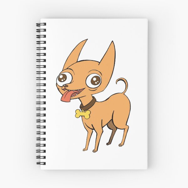 Artikelvorschau, Doodle Dog Brown Chihuahua entworfen und verkauft von phantomdoodler.