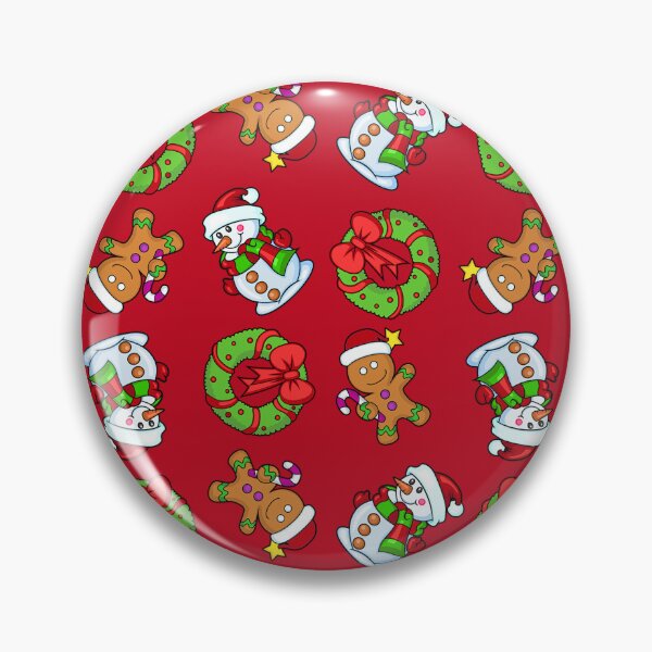 Item preview, Cute Christmas pattern with red background designed and sold by Louise-Carson.