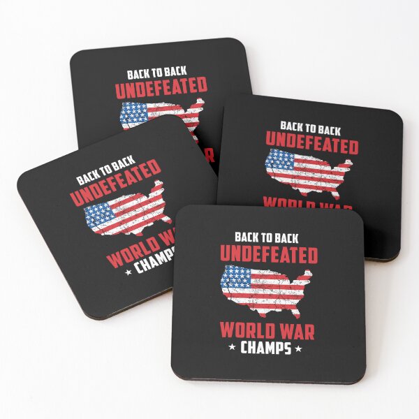 Item preview, Back to back undefeated world war champs T-shirt designed and sold by FanityPrints.