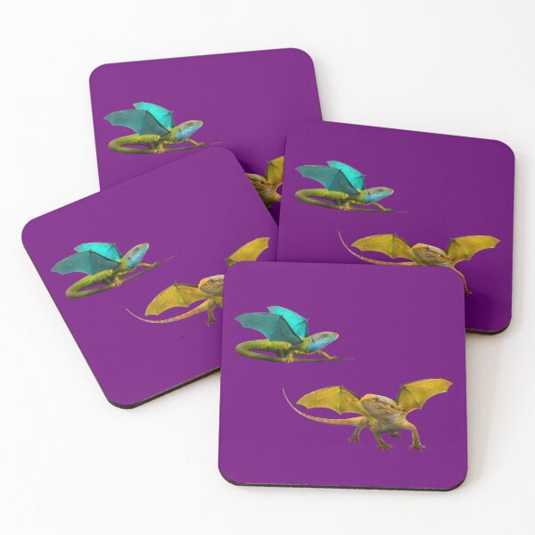 Item preview, Yellow and Blue Dragon on Purple designed and sold by Elizabeth's Music & Arts.