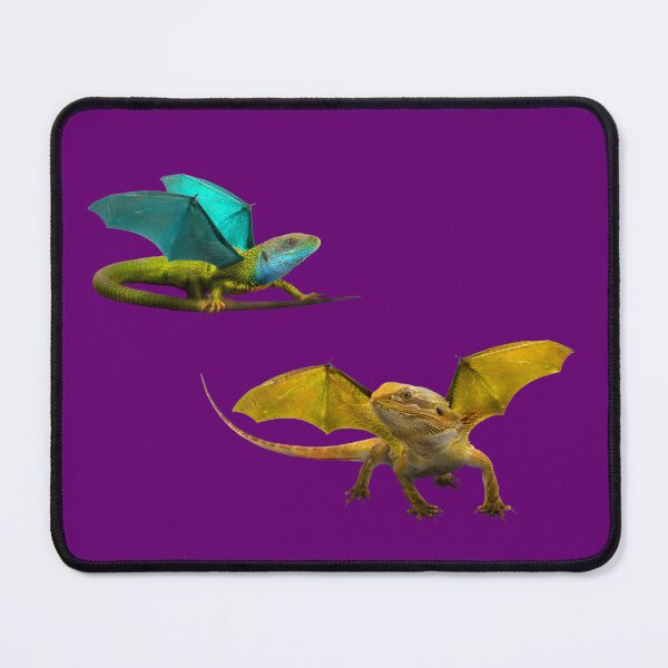 Item preview, Yellow and Blue Dragon on Purple designed and sold by Elizabeth's Music & Arts.