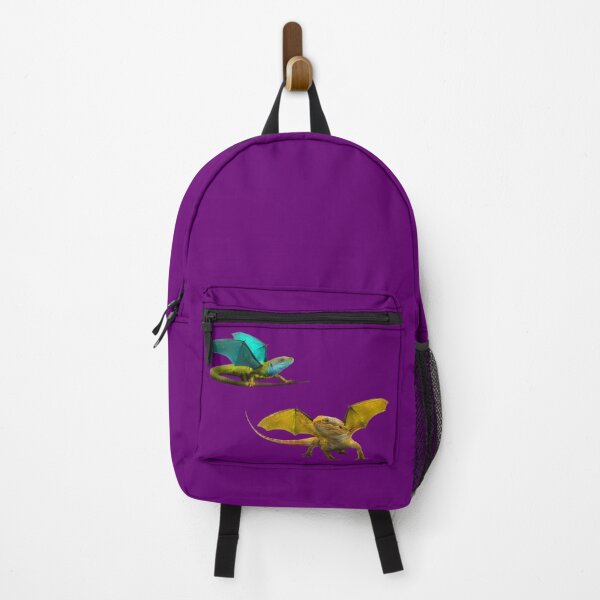 Item preview, Yellow and Blue Dragon on Purple designed and sold by Elizabeth's Music & Arts.