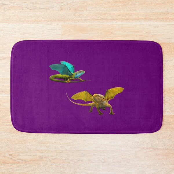Item preview, Yellow and Blue Dragon on Purple designed and sold by Elizabeth's Music & Arts.