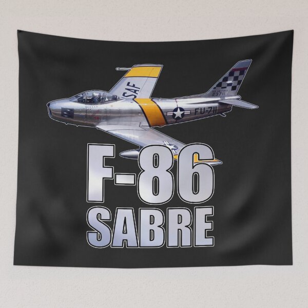 Item preview, North American F86 Sabre Fighter Jet Illustration designed and sold by Motorenkammer.