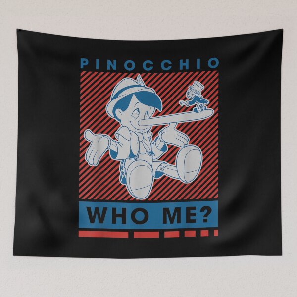 Item preview, Pinocchio and Jiminy Cricket Who Me  designed and sold by CarolRogan.