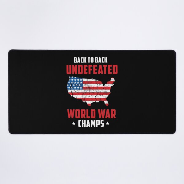 Item preview, Back to back undefeated world war champs T-shirt designed and sold by FanityPrints.