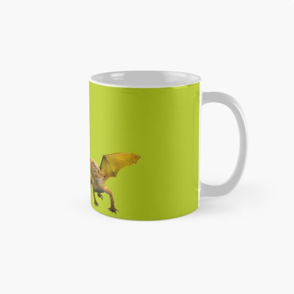 Item preview, Yellow and Blue Dragon on Chartreuse designed and sold by Elizabeth's Music & Arts.