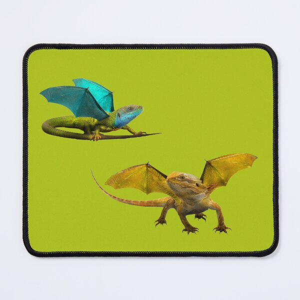 Item preview, Yellow and Blue Dragon on Chartreuse designed and sold by Elizabeth's Music & Arts.