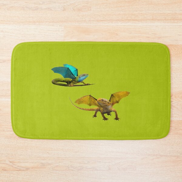 Item preview, Yellow and Blue Dragon on Chartreuse designed and sold by Elizabeth's Music & Arts.