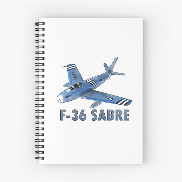 Aperçu de l'œuvre Illustration de l'avion de chasse nord-américain F-86 Saber créée et vendue par Motorenkammer.