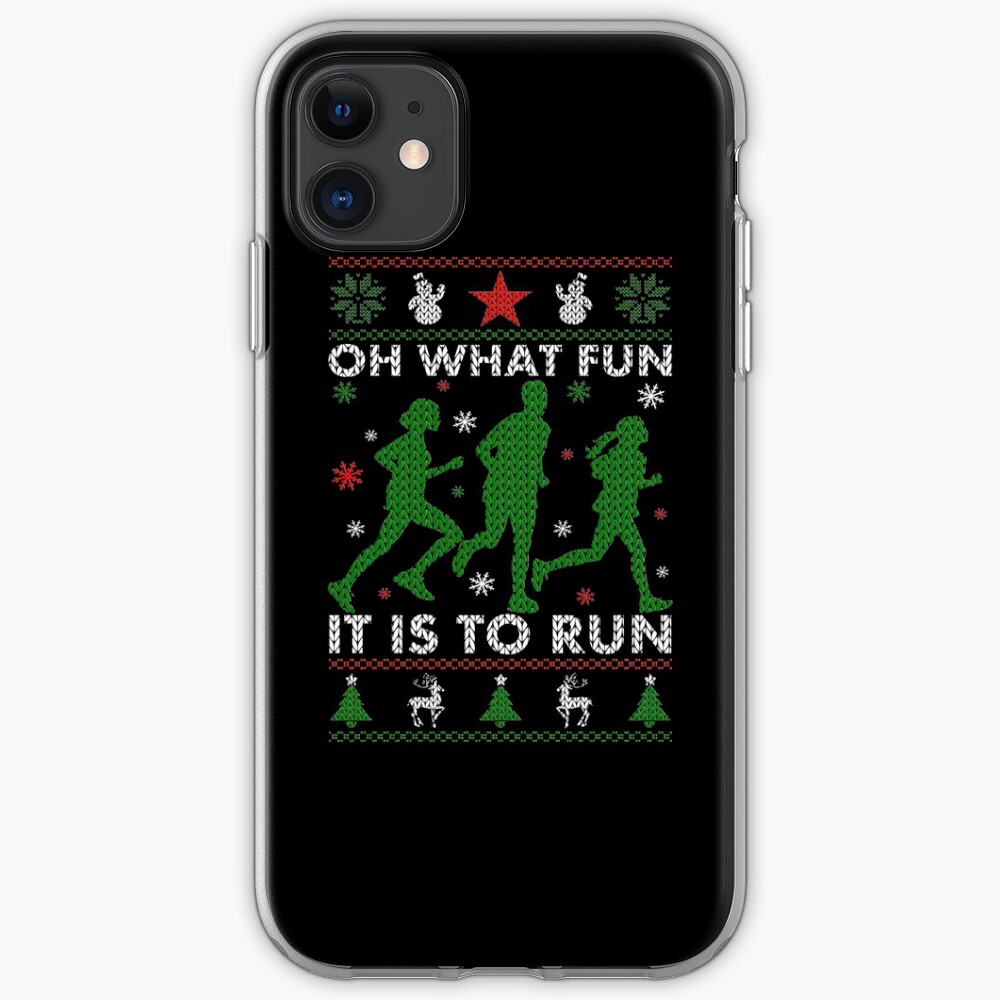 Hässliches Weihnachtst-stück laufen iPhone-Hülle & Cover