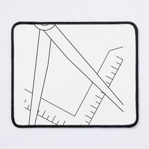 Item preview, Masonic square and compasses designed and sold by A Little Shop of Light.